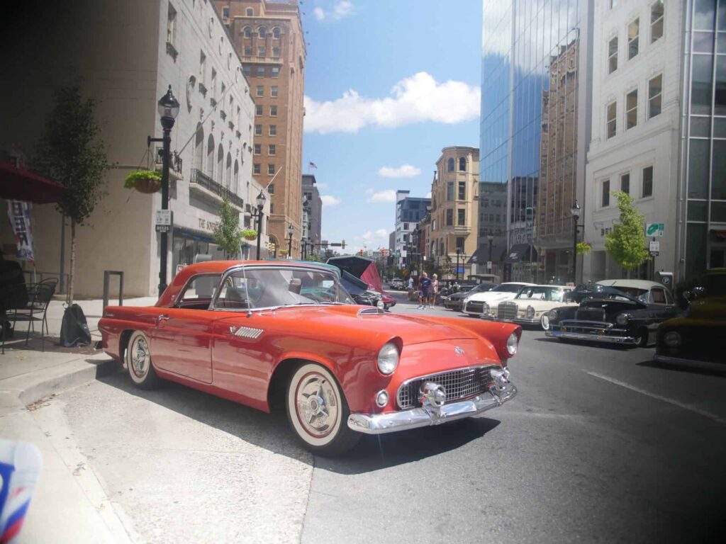 Classic car at the Allentown Classics and Cruisers Car Show on Hamilton Street