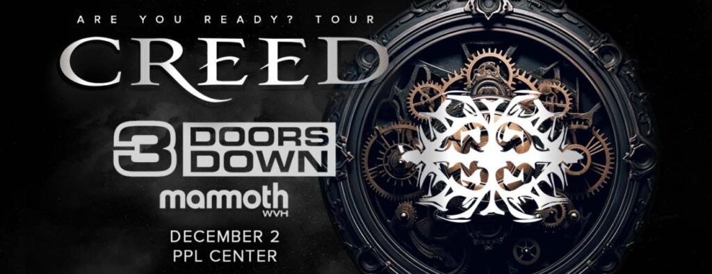 Creed: Are You Ready? Tour, featuring 3 Doors Down, December 2, 2024 at the PPL Center